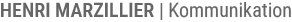 HENRI MARZILLIER | Kommunikation  Logo